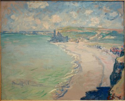Pourville Beach (Der Strand von Pourville) af Claude Monet