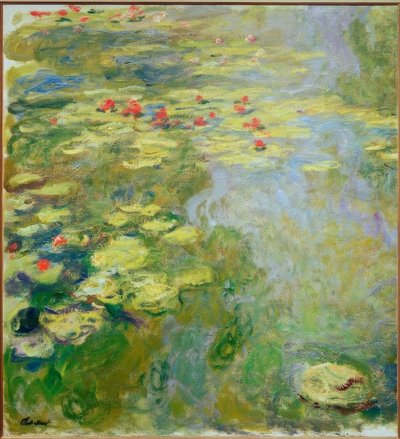 Åkandedammen (venstre del) af Claude Monet