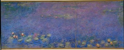 Åkandedammen uden piletræer, morgen af Claude Monet