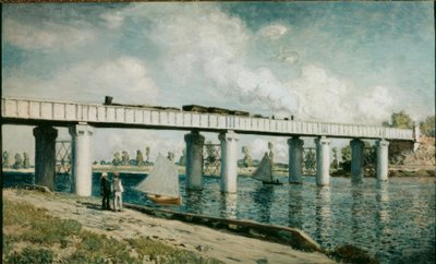 Jernbanebroen ved Argenteuil af Claude Monet