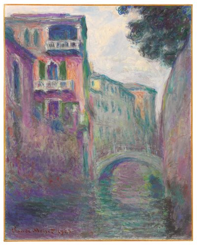 Le Rio de la Salute af Claude Monet