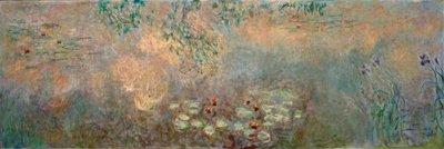 Åkandedammen med iris af Claude Monet