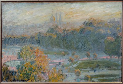 Le jardin des Tuileries Maleri af Claude Monet (1840-1926) 1875 Søn. 0,5x0,75 m Paris, musee d