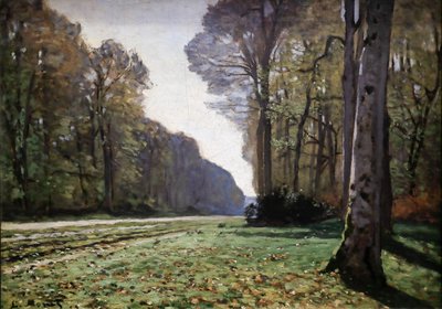 The Pavement of Chailly 1865 (Olie on Canvas) af Claude Monet