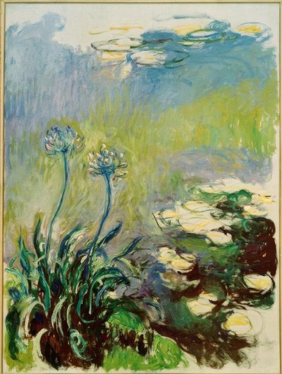 Les Agapanthes af Claude Monet