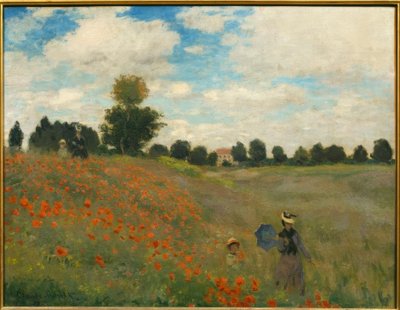 Valmuerne i Argenteuil af Claude Monet
