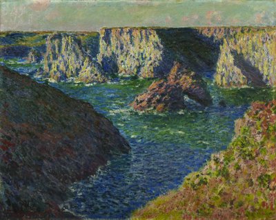 The Rocks of Belle-Ile The Rocks in Belle-Ile, 1886. af Claude Monet
