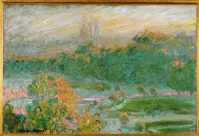 Les Tuileries (olie på lærred) af Claude Monet