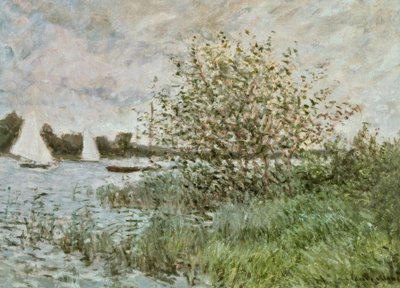 Bredden af ​​Seinen nær Argenteuil af Claude Monet