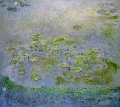 Åkander - Maleri af Claude Monet (1840-1926), olie på lærred af Claude Monet