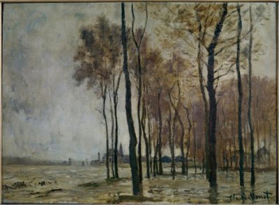 Oversvømmelsen i Argenteuil af Claude Monet