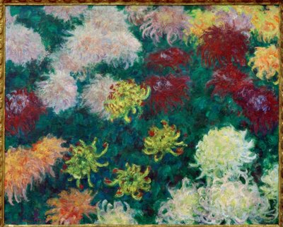 Krysantemum seng af Claude Monet