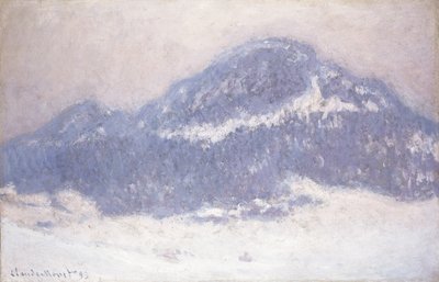 Mont Kolsaas, tåget vejr, 1895 af Claude Monet