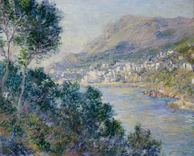 Monte Carlo, Udsigt fra Cap Martin, 1884 af Claude Monet