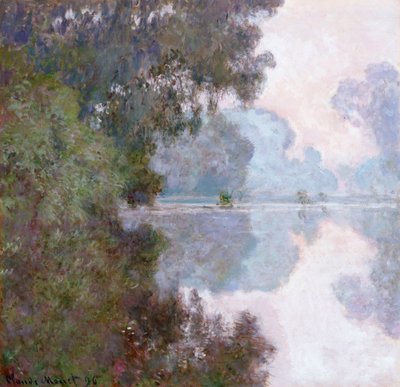 Morgen på Seinen, nær Giverny, 1896 af Claude Monet