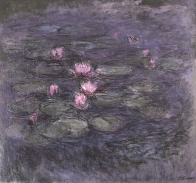 Water lilies, ca. 1914 (olie på lærred) af Claude Monet