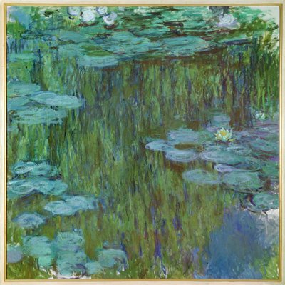 Nympheas a Giverny (olie på lærred) af Claude Monet