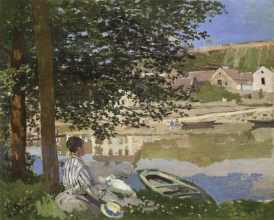 På Seinebredden, Bennecourt, 1868 af Claude Monet
