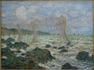 Fiskepark i Pourville af Claude Monet