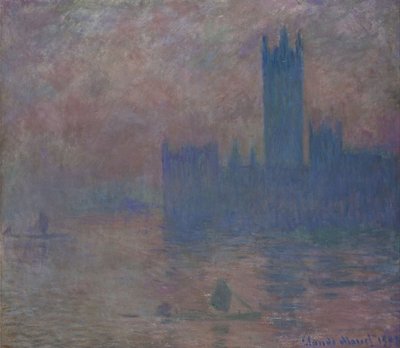 Parlament. London af Claude Monet