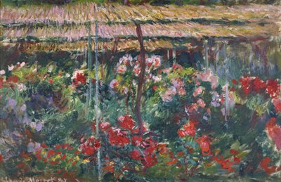 Pæonhave, 1887 af Claude Monet