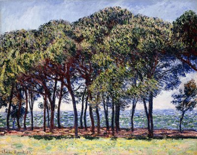 Pines, Cap d"Antibes, 1888 af Claude Monet