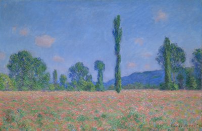 Valmuemark (Giverny) af Claude Monet