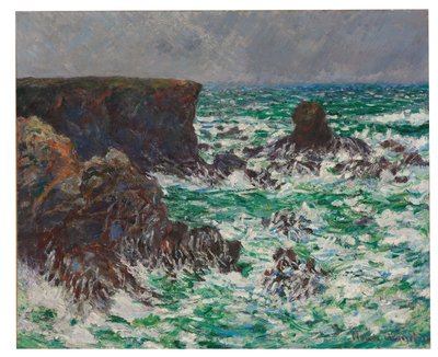 Port Cotton: The Lion, 1886 af Claude Monet