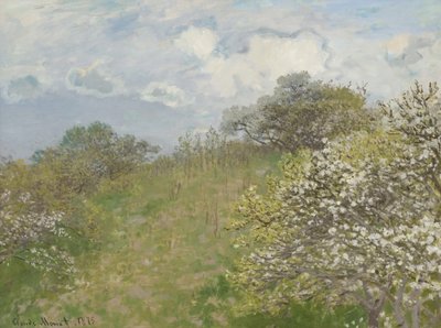 Forår forår, 1873. af Claude Monet