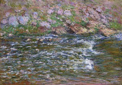 Rapids on the Petite Creuse ved Fresselines, 1889 af Claude Monet