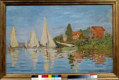 Regatta Argenteuilissa af Claude Monet