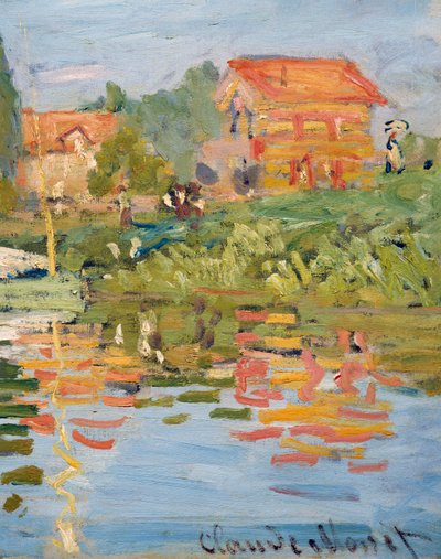 Regattaer i Argenteuil, ca. 1872 (olie på lærred) (detalje) af Claude Monet
