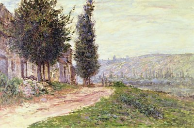 Flodbred ved Lavacourt, 1879 af Claude Monet