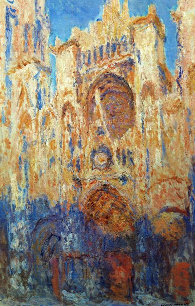 Rouen katedral af Claude Monet