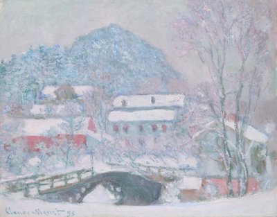 Sandvika, Norge, 1895. af Claude Monet
