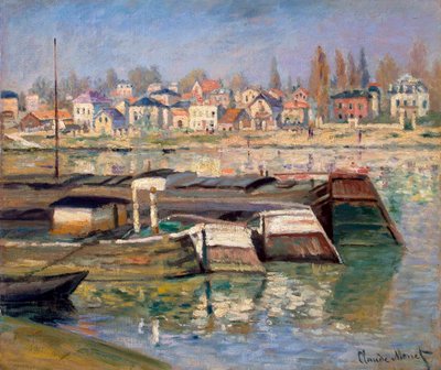 Seine ved Asnières, 1873. af Claude Monet