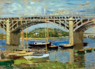 Argenteuil-broen over Seinen af Claude Monet