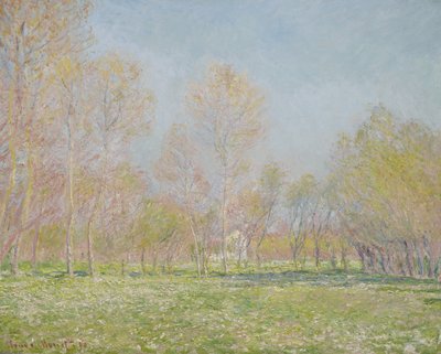 Forår i Giverny, 1890 af Claude Monet