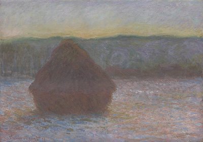 Stak af hvede af Claude Monet
