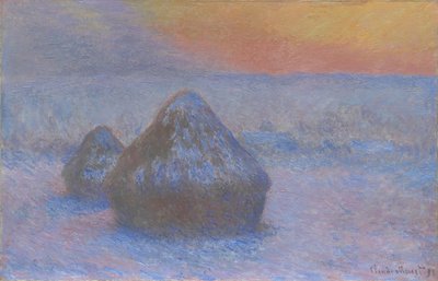 Stabler af hvede af Claude Monet