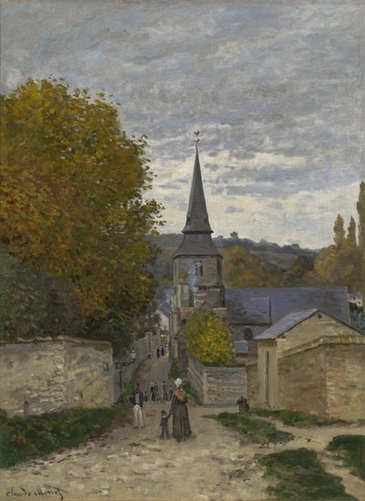 Gade i Sainte-Adresse, 1867 af Claude Monet