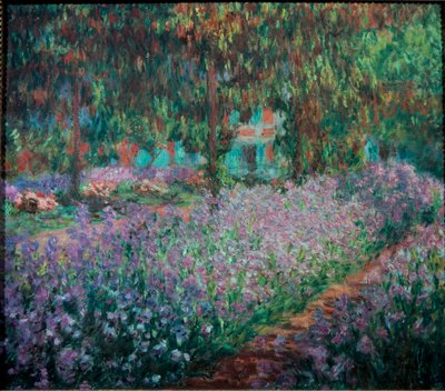 Kunstnerens have i Giverny af Claude Monet