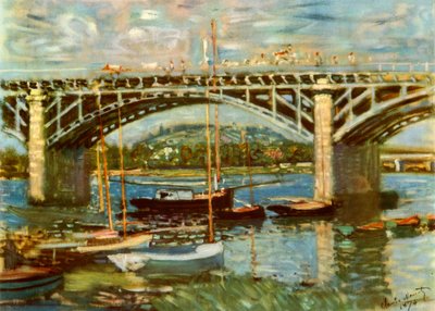 Broen over Seinen ved Argenteuil, 1874, 1937. af Claude Monet