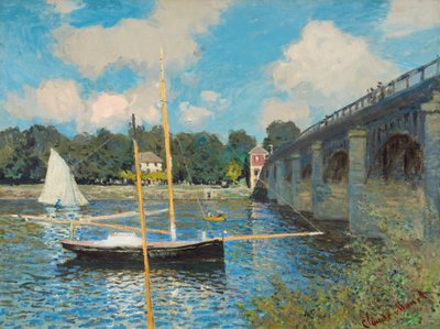 Broen ved Argenteuil af Claude Monet