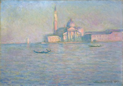 San Giorgio Maggiore-kirken, Venedig, 1908 af Claude Monet
