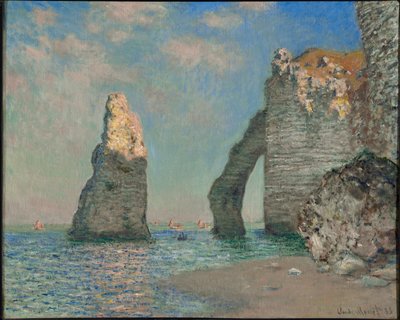 Klinterne ved Etretat af Claude Monet