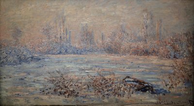 Frost, sol-effekten af Claude Monet