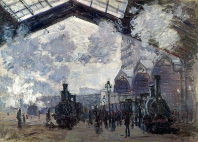 Gare St-Lazare af Claude Monet