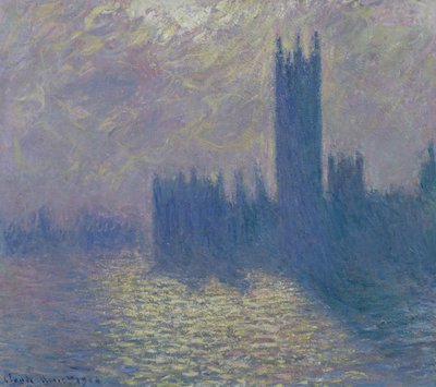 The Houses of Parliament, Stormy Sky, 1904 af Claude Monet