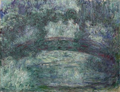Den japanske bro af Claude Monet